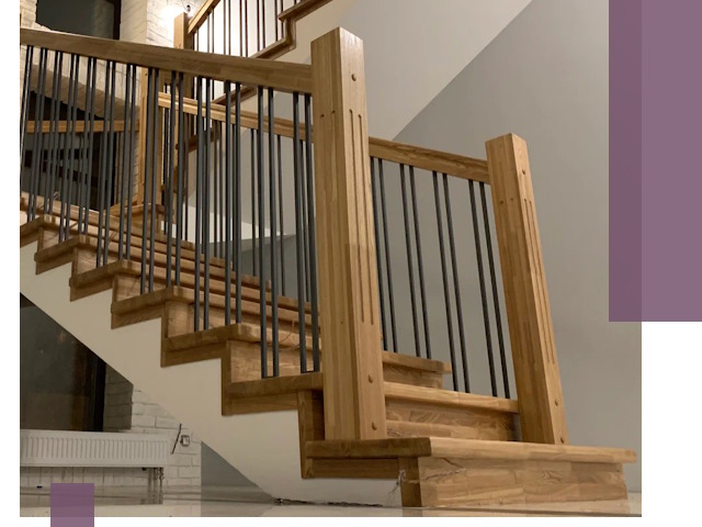 Реставрация деревянных и металлических лестниц в Сыктывкаре