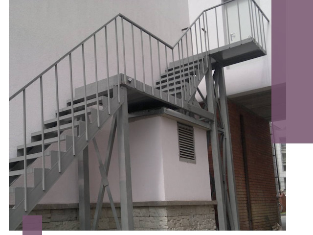 Монтаж пожарных лестниц под ключ в Сыктывкаре с гарантией качества