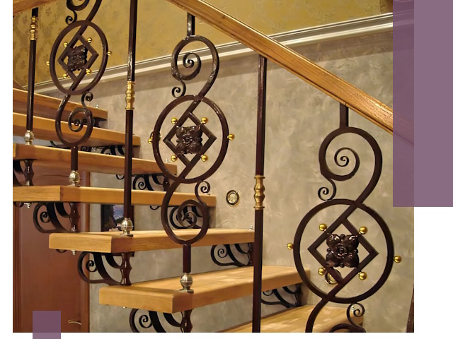 Изготовление кованых лестниц под ключ в Сыктывкаре