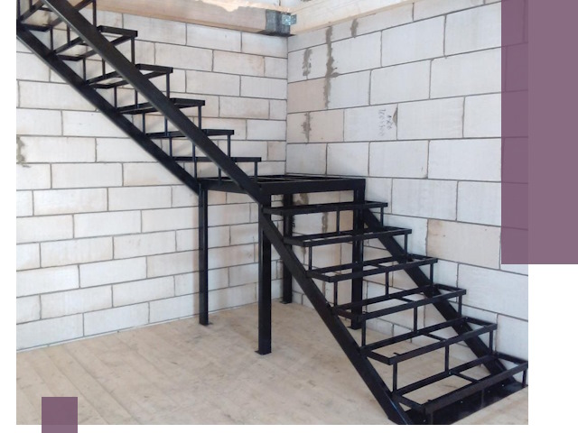 Лестницы на металлокаркасе под ключ в Сыктывкаре — изготовление и монтаж