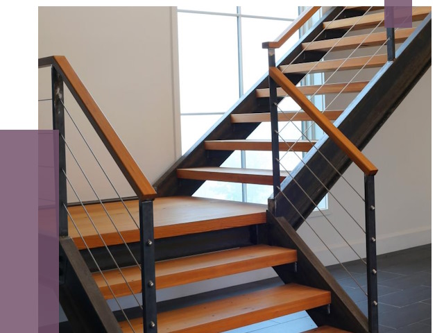 Изготовление лестниц на металлокаркасе в Сыктывкаре от 19075 руб. | ПРОЛЁТ-Скт