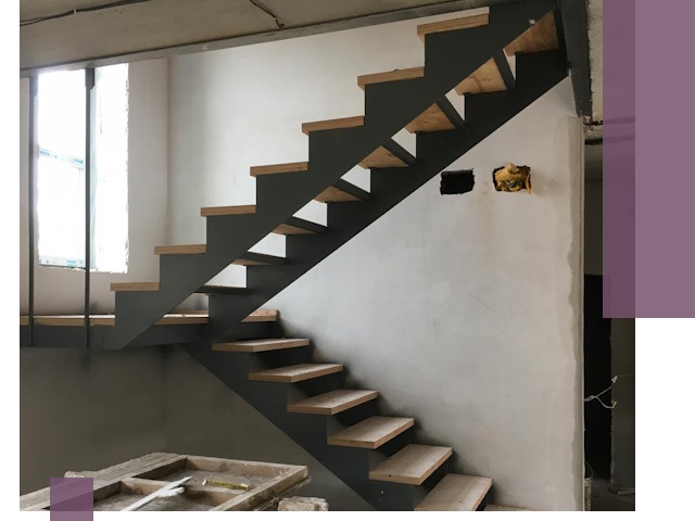 Изготовление лестниц на металлокаркасе в Сыктывкаре от производителя