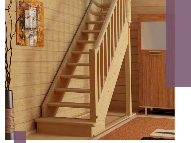 Лестницы эконом класса под ключ в Сыктывкаре — недорого и быстро