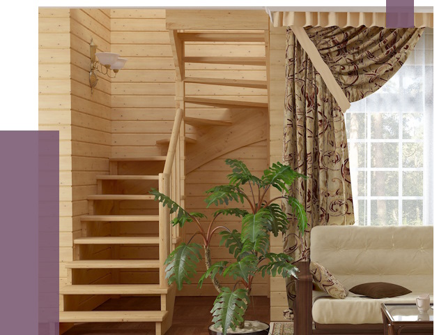 Лестницы для дачи в Сыктывкаре от 76559 руб.  | ПРОЛЁТ-Скт