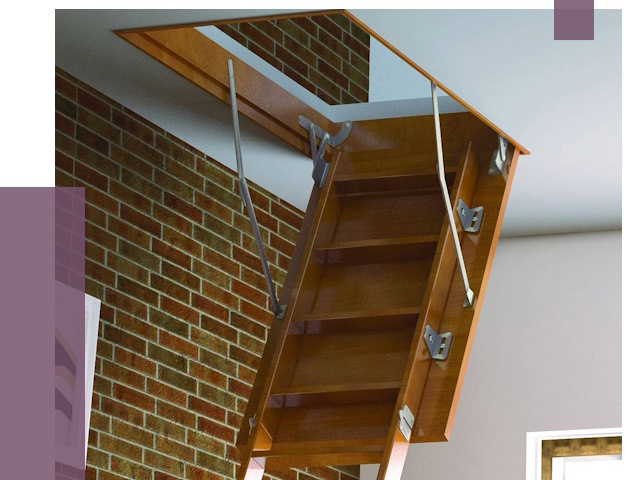 Установка чердачной лестницы в Сыктывкаре от 7888 руб. | ПРОЛЁТ-Скт