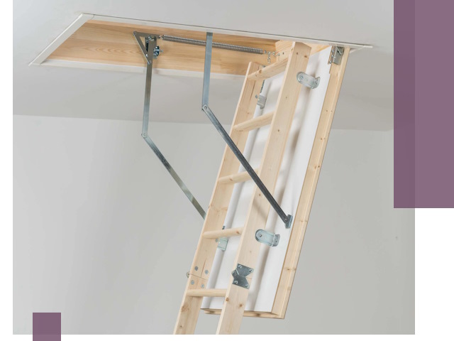 Установка чердачной лестницы под ключ в Сыктывкаре