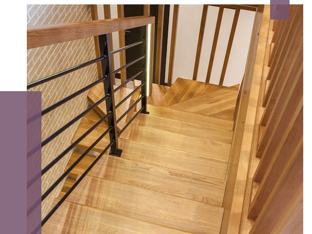 Лестницы из ясеня в Сыктывкаре под ключ от 10105 руб. 