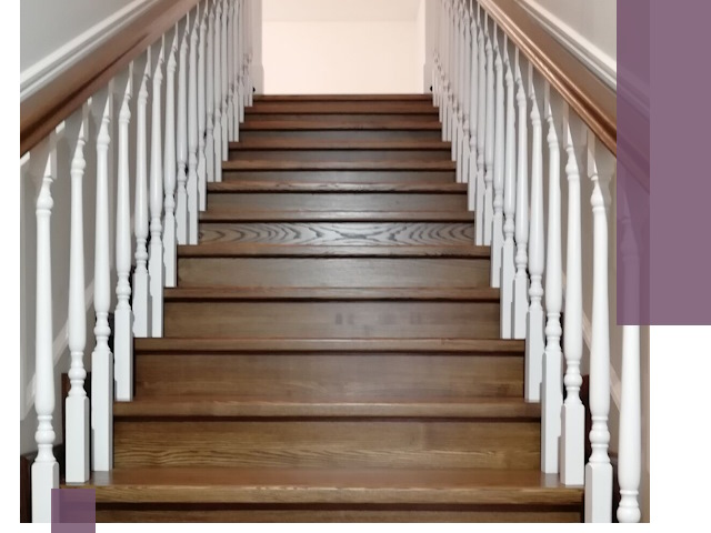 Лестницы из ясеня на заказ в Сыктывкаре — изготовление и монтаж