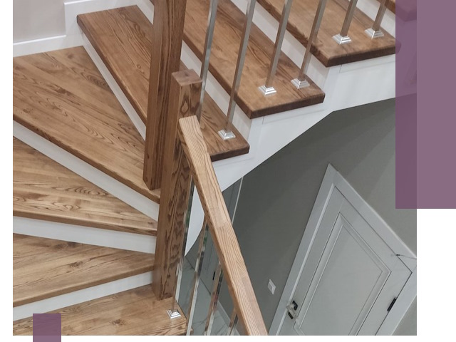 Обшивка металлических лестниц под ключ в Сыктывкаре