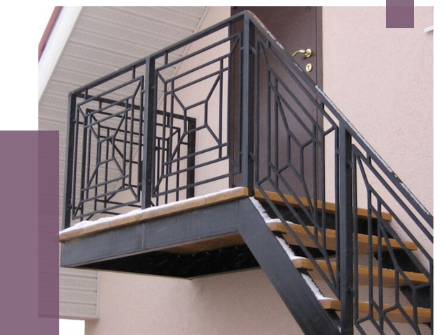 Металлические перила в Сыктывкаре от 4331 руб.  | ПРОЛЁТ-Скт