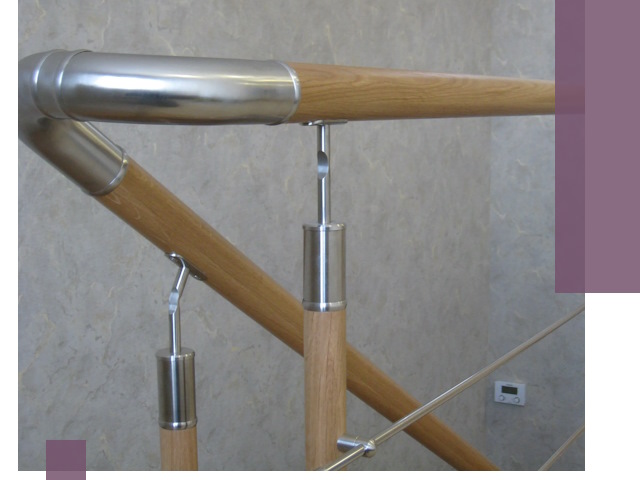 Комбинированные перила на заказ в Сыктывкаре — монтаж и производство