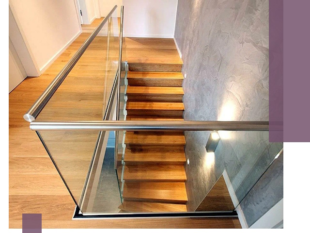 Перила для лестницы в доме — изготовление и монтаж в Сыктывкаре