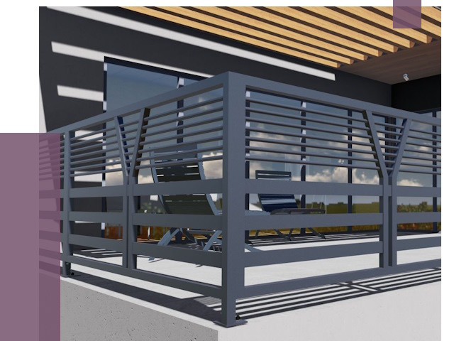 Изготовление балконных ограждений в Сыктывкаре от 10827 руб. | ПРОЛЁТ-Скт