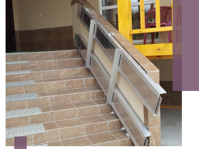 Откидные пандусы под ключ в Сыктывкаре — монтаж и демонтаж