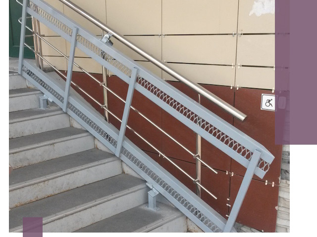 Изготовление откидных пандусов под ключ в Сыктывкаре