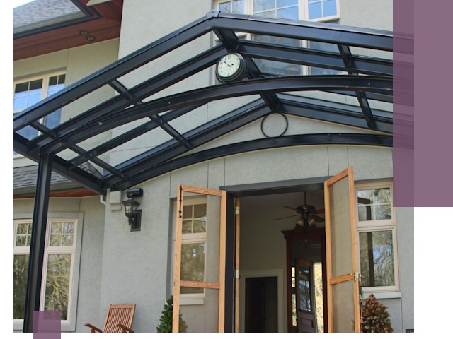 Изготовление и монтаж навесов и козырьков в Сыктывкаре