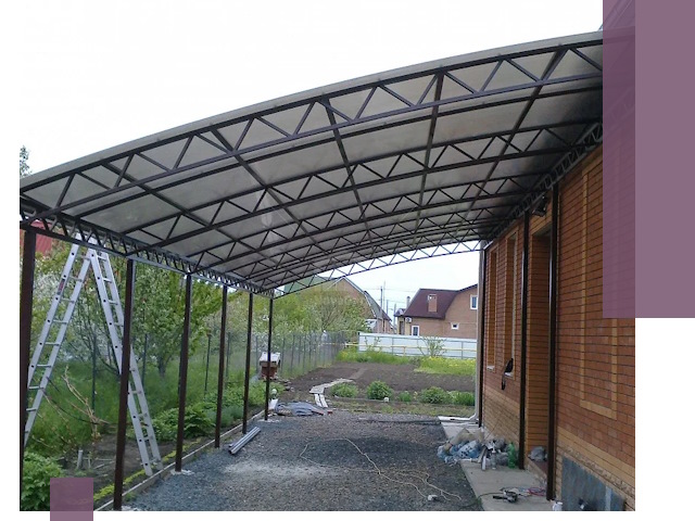 Профессиональный монтаж навесов под ключ в Сыктывкаре