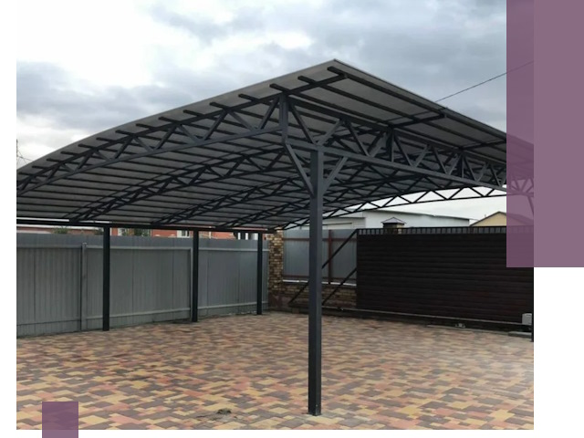 Недорогие навесы под ключ в Сыктывкаре — изготовление и монтаж