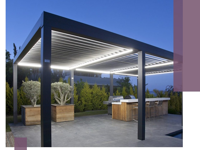 Навесы отдельно стоящие под ключ в Сыктывкаре из металла и поликарбоната