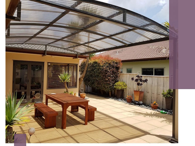 Навесы во двор под ключ в Сыктывкаре — изготовление и монтаж