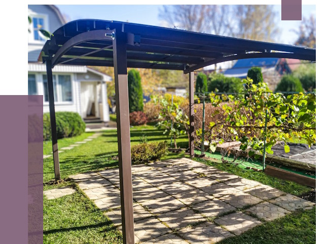 Навесы для дачи в Сыктывкаре от 12837 руб. под ключ — ПРОЛЁТ-Скт