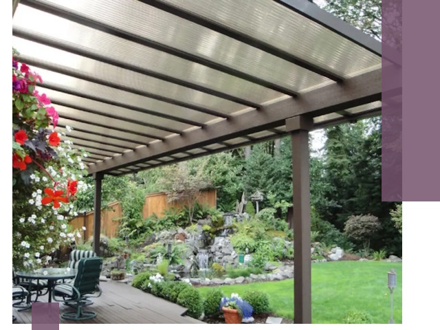 Навесы из поликарбоната под ключ в Сыктывкаре быстро и надёжно