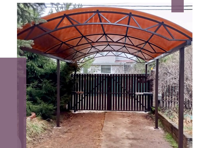 Арочные навесы в Сыктывкаре от 12837 руб. — изготовление и монтаж | ПРОЛЁТ-Скт