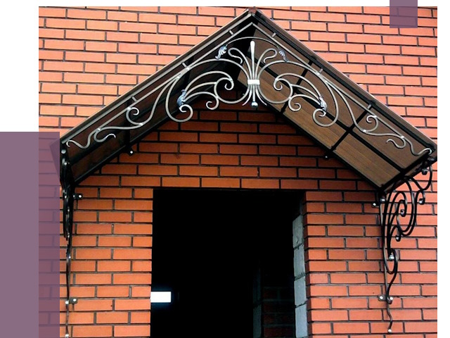 Металлические козырьки в Сыктывкаре от 10775 руб. 