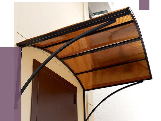 Недорогие козырьки в Сыктывкаре от 7651 руб.  | ПРОЛЁТ-Скт