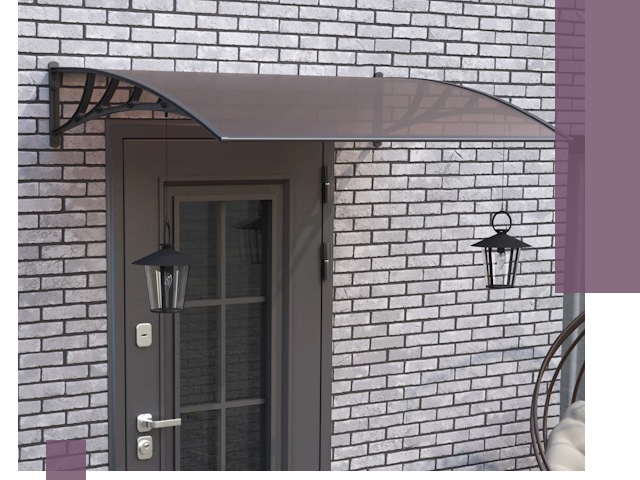 Недорогие козырьки и навесы под ключ в Сыктывкаре