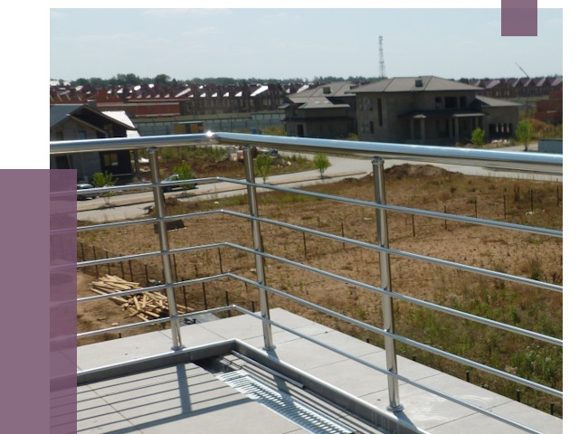 Парапеты из нержавеющей стали в Сыктывкаре от 8043 руб. за м² | ПРОЛЁТ-Скт