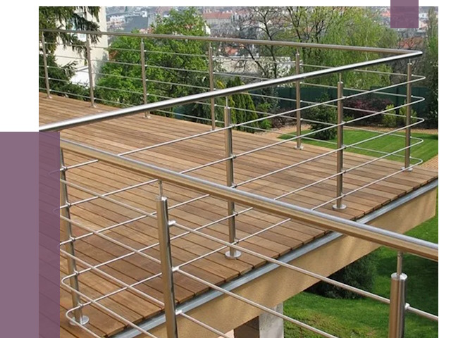 Алюминиевые парапеты в Сыктывкаре под ключ от 7836 руб. 