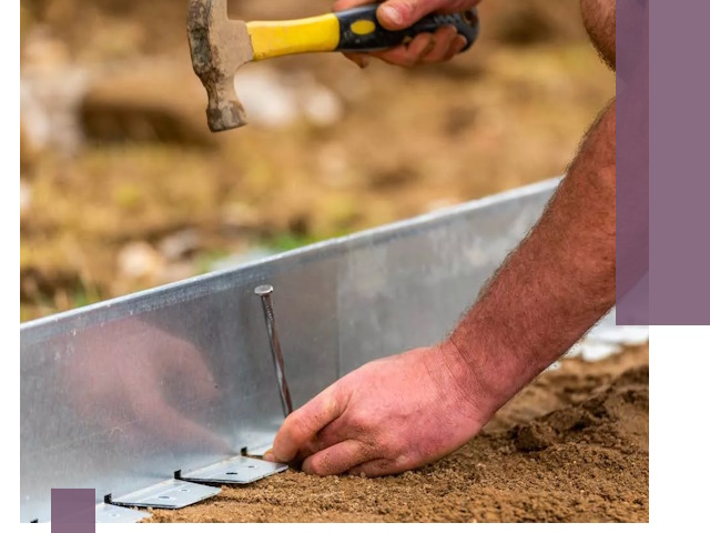 Монтаж металлических бордюров в Сыктывкаре быстро и качественно