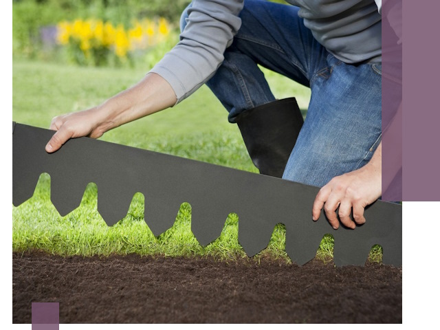 Металлические бордюры для газона в Сыктывкаре — изготовление и монтаж