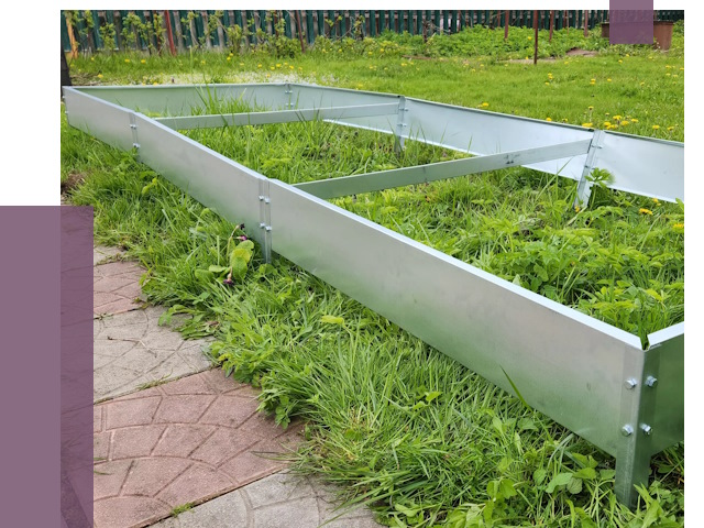 Металлические бордюры для грядок в Сыктывкаре от 1804 руб. 