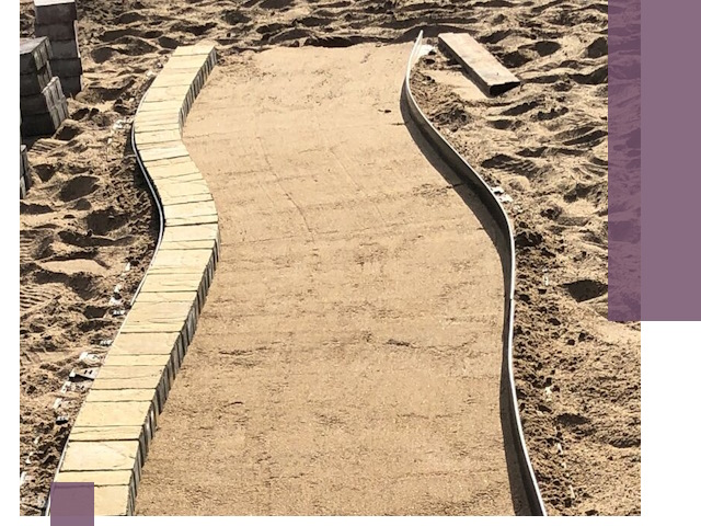 Металлические бордюры для тротуаров в Сыктывкаре — прочные и долговечные