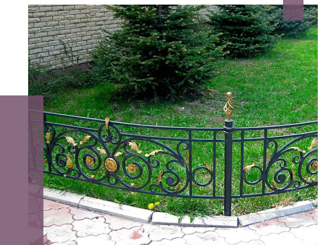 Кованые газонные ограждения в Сыктывкаре от 7682 руб. — ПРОЛЁТ-Скт